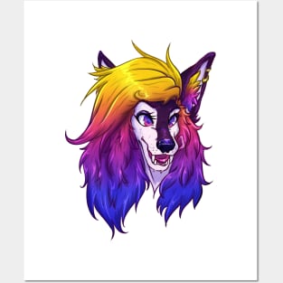 Rainbow Dog Posters and Art